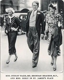Freda: Guests at the Chetwode-Berry wedding, 1936