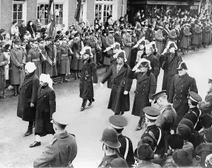Commissioner: Guests in the funeral procession for King George V