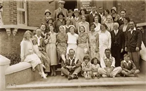 Boarding: Guests at a Margate boarding house, 1930s