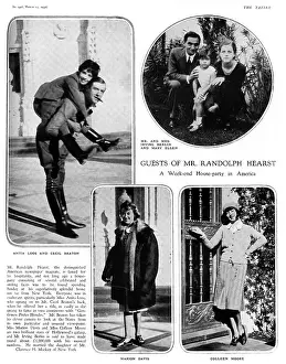 Guests of Mr Randolph Hearst