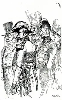 Detaille: Guests at an official reception, France