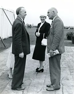 Guests, right, being received by the Royal Aeronautical