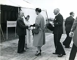 Wisley: Guests, right, being received by the Royal Aeronautical