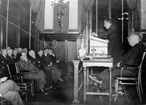 Vaterlaendische: Guido Zernatto giving a speech