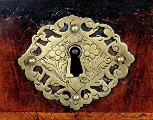 Keyhole: Guilbaud Writing Cabinet, detail