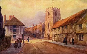 The J Salmon Image Archive (terry): Guild Chapel and Grammar School, Stratford-on-Avon