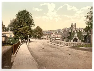 Tavistock: Guildhall Square, Tavistock, England