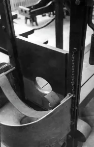 Beheading: Guillotine built in 1942