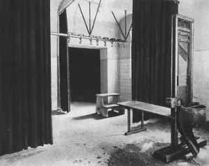 Guillotine: Guillotine in the Pankrac Prison in Prague