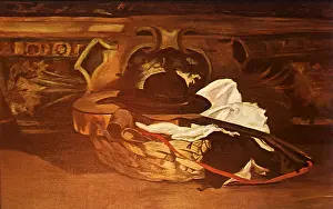 Manet: Guitar and Hat, by Manet