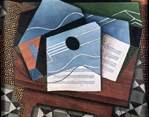 Cubism: Guitar on a Table Artist: Juan Gris