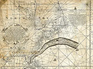 1769: Gulf Stream Map, Franklin-Folger, 1769