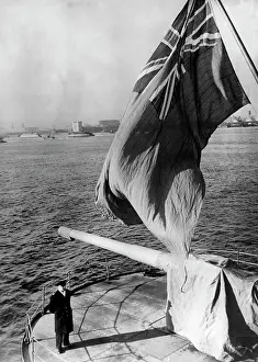Georgic: Gun on board the passenger ship Georgic, 1939