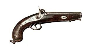 Armeria: Gun made by Ignacio Alberdi, Eibar 1851. SPAIN