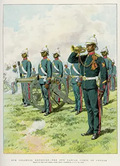Lascar: GUN LASCAR CEYLON 1892
