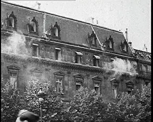 Gunfire: Gunfire From High Windows in a Street In Paris