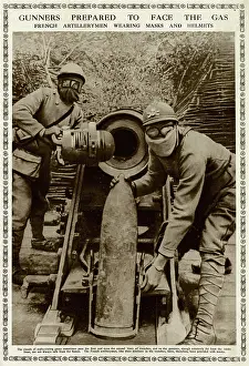 Gases: Gunners prepared to face the gas 1916