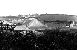 Consols: Gunnislake, Devon Great Consols Mine Wheel Emma 1893