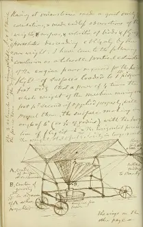 Notebook: Gunpowder engine model 1850s