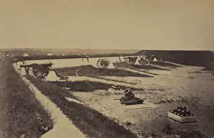 Lcgr1808: Guns and ammunition inside of Fort Carrol