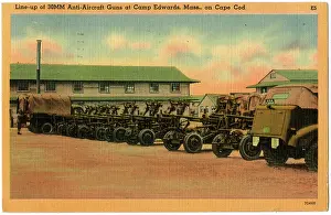 Fortes: Guns at Camp Edwards, Cape Cod, Massachusetts, USA