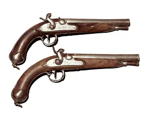 Armeria: Guns with stamp Ramon Zuloaga 1822, transformed
