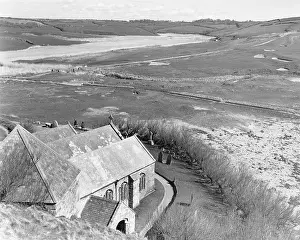 Gunwalloe: GUNWALLOE CHURCH/ 1970S