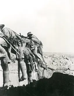 75th: Gurkha troops going over the top, Palestine, WW1