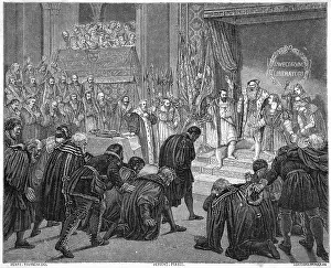 Abdicates: GUSTAF I ABDICATES