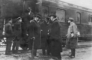 Koster: Gustav Bauer's arrival in Flensburg, 1919