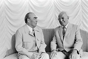Gustav Husak visits USSR