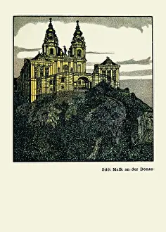 Melk: Gustav Kalhammer. Melk Abbey on the
