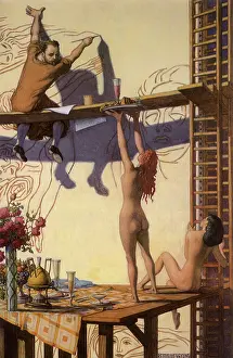 Transferring: Gustav Klimt Transferring his Working Drawings