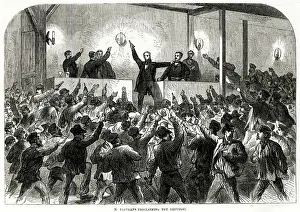 Proclaiming: Gustave Flourens Proclaiming the Republic