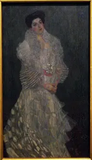 Hermine: Gustave Klimt (1862-1918). Austrian painter. Portrait of Her