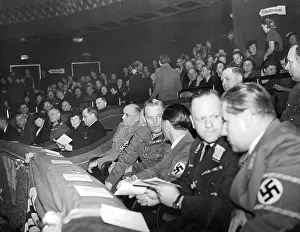 Inform: Gutterer, Milch, Goebbels and Keitel at a film viewing