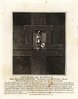 Antiquaries: Guy, Earl of Warwick, from a basso-relievio in Warwick Lane