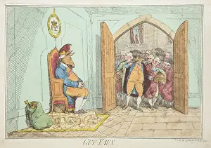Dozing: Guy Vaux by James Gillray, 1782