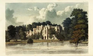 Westall: Guy's Cliff, Warwickshire, the seat of Bertie Greatheed