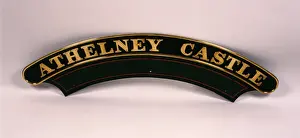 Nameplate: GWR nameplate for the Athelney Castle
