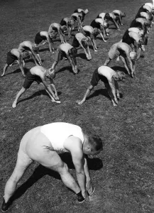 Schooling: Gym class, 1935