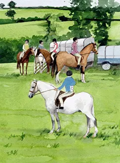 Competitors: Gymkhana games