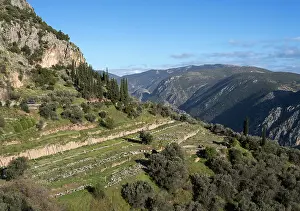 Stoa: Gymnasium, Delphi, Greece