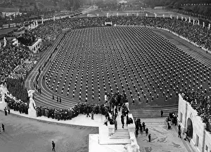 Choreography: Gymnastics event at the Marble Stadium in Rome, 1935
