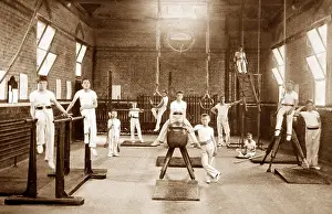 Warehousemen: Gymnastics, Rusell Hill Schools, Purley, Victorian period