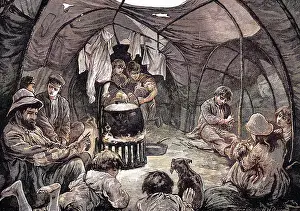 Mitcham: Gypsy life inside a tent
