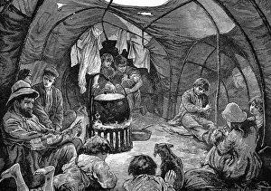 Mitcham: Gypsy life inside a tent