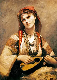 Corot: Gypsy with a Mandolin