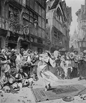 Moreau: The Gypsy, painted by Moreau