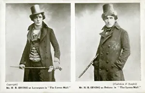 Dubosc: H B Irving as two characters in The Lyons Mail, Manchester